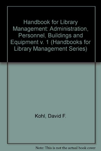 Stock image for Administration, Personnel, Buildings and Equipment for sale by Better World Books