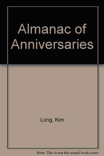 Imagen de archivo de Almanac of Anniversaries a la venta por SecondSale