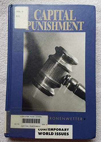 9780874367188: Capital Punishment: A Reference Handbook (Contemporary World Issues)