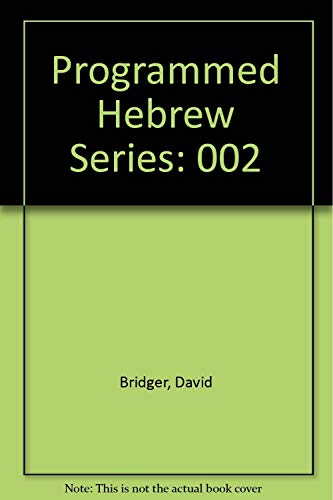 Beispielbild fr Programmed Hebrew Series: 002 zum Verkauf von Robinson Street Books, IOBA
