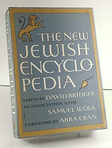 Beispielbild fr The New Jewish Encyclopedia zum Verkauf von Better World Books