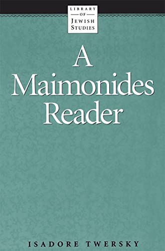 Beispielbild fr Maimonides Reader zum Verkauf von Russell Books