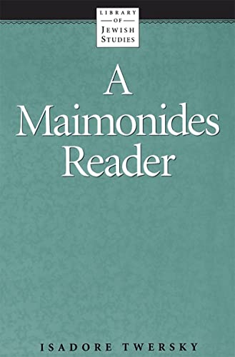 Stock image for A Maimonides Reader for sale by Morrison Books