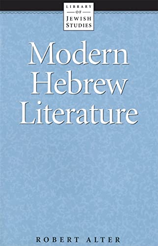 Imagen de archivo de Modern Hebrew Literature a la venta por KuleliBooks