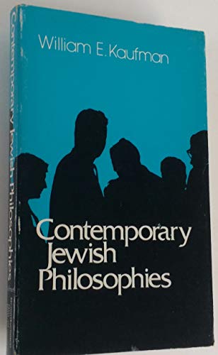 9780874412383: Contemporary Jewish philosophies
