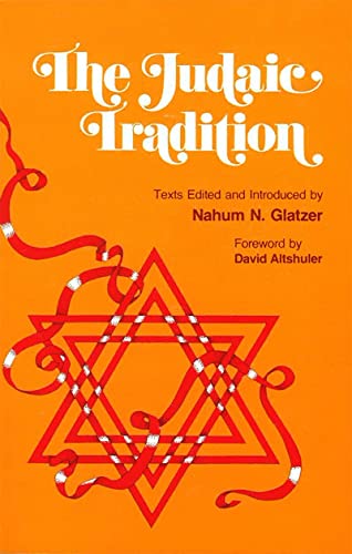 9780874413441: The Judaic Tradition