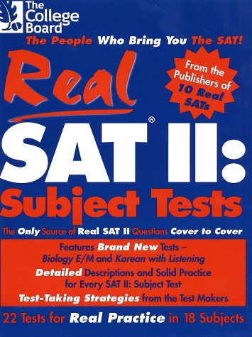Imagen de archivo de Real SAT II: Subject Tests a la venta por Jadewalky Book Company