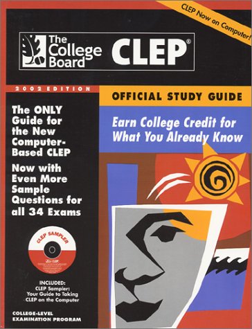 Beispielbild fr CLEP Official Study Guide, 2002 Edition: All-New 13th Annual Edition zum Verkauf von The Book Cellar, LLC
