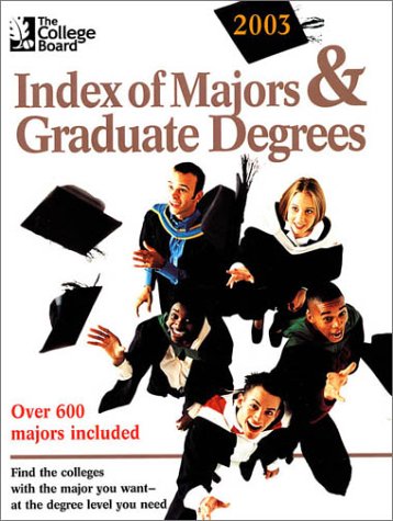 Stock image for Index of Majors and Graduate Degrees 2003 for sale by The Yard Sale Store