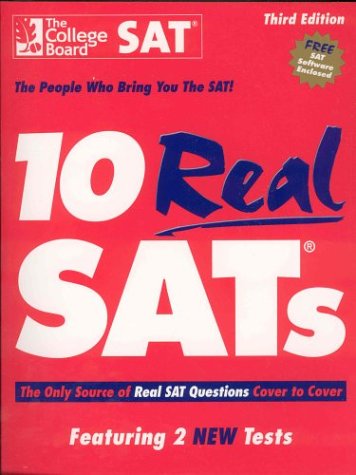 9780874476866: 10 Real SATs, 3rd Edition