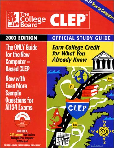 Imagen de archivo de CLEP Official Study Guide, 2003 Edition: All-New Fourteenth Edition [With CDROM] a la venta por ThriftBooks-Dallas