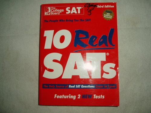 9780874477054: 10 Real SATs, Third Edition