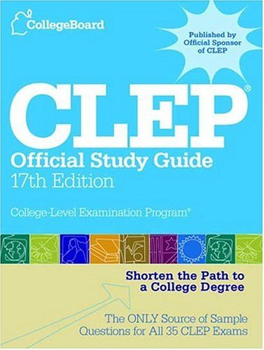 Stock image for CLEP Official Study Guide: 17th Edition for sale by ThriftBooks-Atlanta