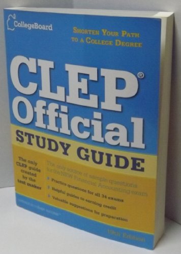 Imagen de archivo de The College Board CLEP Official Study Guide, 19th Edition a la venta por HPB-Ruby