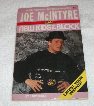 Imagen de archivo de Joe McIntyre (New Kids on the Block Series) a la venta por Wonder Book