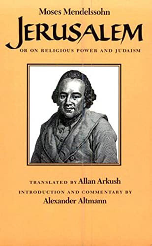 9780874512632: Jerusalem: Or on Religious Power and Judaism