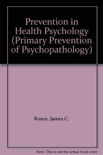 9780874513448: Prevention in Health Psychology