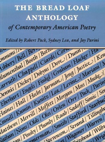 9780874513509: The Bread Loaf Anthology of Contemporary American Poetry (Bread Loaf Anthologies)