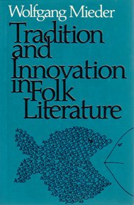 Stock image for Tradition and Innovation in Folk Literature for sale by Front Cover Books