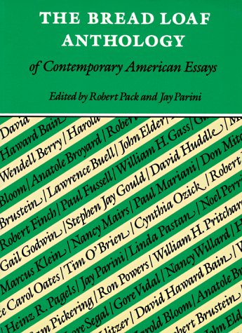 Imagen de archivo de The Bread Loaf Anthology of Contemporary American Essays a la venta por Open Books