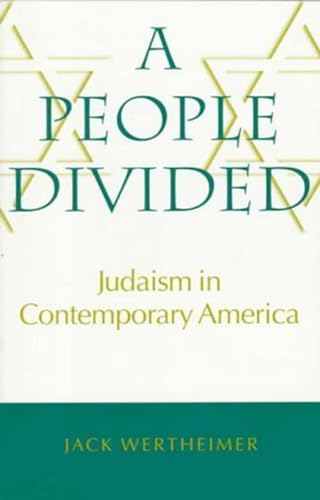 Beispielbild fr A People Divided : Judaism in Contemporary America zum Verkauf von Better World Books