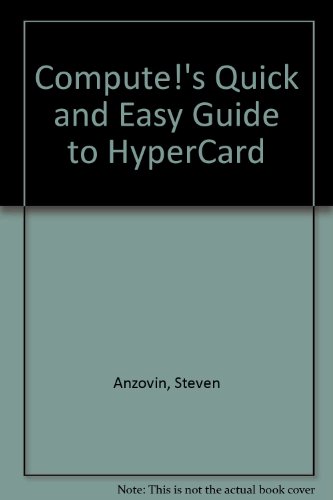 Stock image for Compute!'s quick & easy guide to HyperCard for sale by Wonder Book