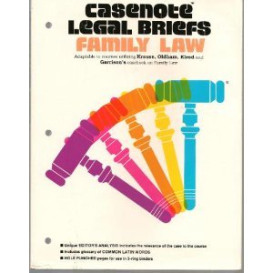 Family Law (9780874570847) by Krause, Harry D.; Oldham, J. Thomas; Elrod, Linda D.; Garrison, Marsha