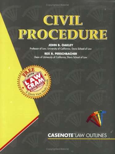 Civil Procedure (9780874571790) by Oakley, John B.; Perschbacher
