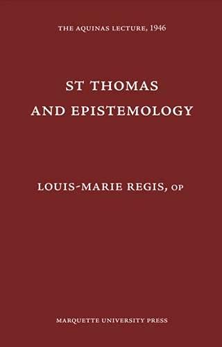 Saint Thomas and Epistemology