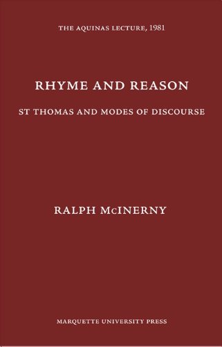 9780874621488: Rhyme and Reason: St. Thomas and Modes of Discourse