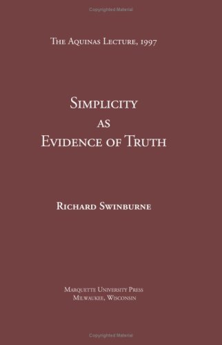 Beispielbild fr Simplicity As Evidence of Truth zum Verkauf von Better World Books