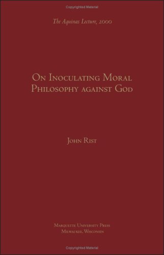 Beispielbild fr On Inoculating Moral Philosophy Against God zum Verkauf von Better World Books