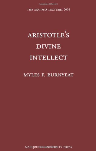 Stock image for Aristotle's Divine Intellect for sale by Better World Books: West