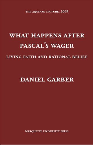 Stock image for What Happens after Pascal's Wager : Living Faith and Rational Belief for sale by Better World Books