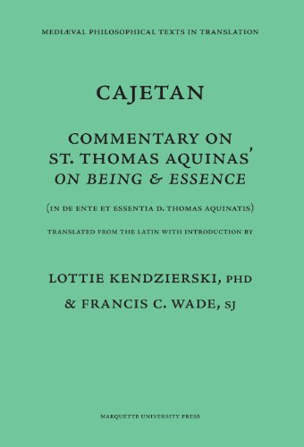 9780874622140: Commentary On Being and Essence: In De Ente Essentia d. Thomas Aquinatis (Mediaeval Philosophical Texts in Translation, 14)