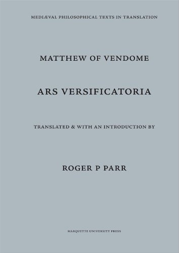 9780874622225: Matthew of Vendome, Ars Versificatoria: The Art of the Versemaker
