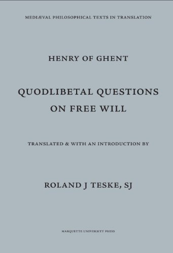 Stock image for Quodlibetal Questions on Free Will for sale by Front Cover Books