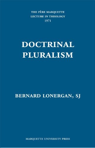 Imagen de archivo de Doctrinal Pluralism (Pere Marquette Theology Lectures) a la venta por de Wit Books
