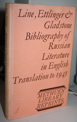 Stock image for A Bibliography of Russian Literature in English Translation to 1900 for sale by B-Line Books