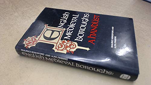 Imagen de archivo de English Medieval Boroughs: Handlist a la venta por janet smith