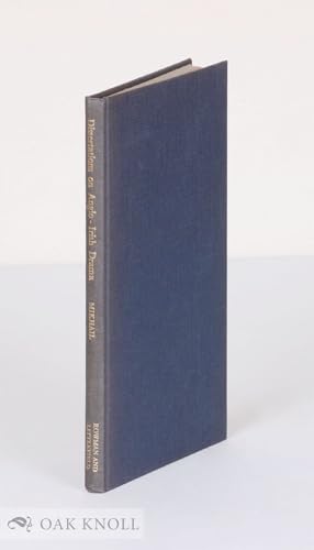 Stock image for Dissertations on Anglo-Irish Drama; a Bibliography of Studies, 1870-1970 for sale by Better World Books: West