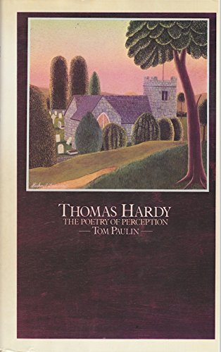 Stock image for Thomas Hardy The Poetry Of Perception for sale by Willis Monie-Books, ABAA