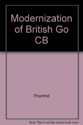 Stock image for The Modernization of British Government for sale by UHR Books