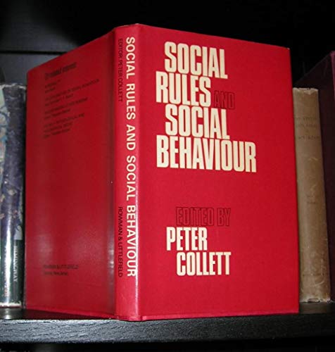 Beispielbild fr Social Rules and Social Behaviour zum Verkauf von Better World Books