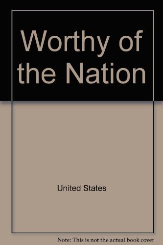 Imagen de archivo de Worthy of the Nation: The History of Planning for the National Capital a la venta por Book Bear