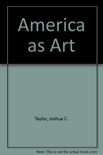 Stock image for America As Art for sale by Better World Books