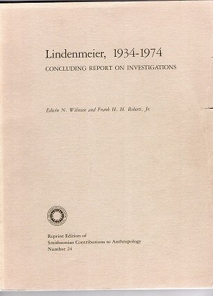 9780874749694: Lindenmeier, 1934-74: Concluding Report on Investigations