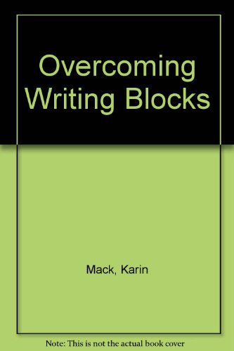 9780874771039: Overcoming writing blocks