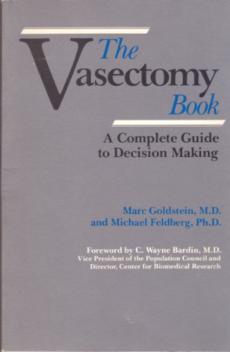 Vasectomy Book (9780874772746) by Goldstein, Alan J.