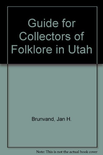 Beispielbild fr Guide for Collectors of Folklore in Utah zum Verkauf von Books From California